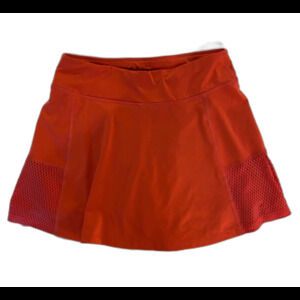 Avia Girls Skort Skirt Shorts size Large 10-12  Orange Pink Salmon Colored